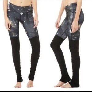 Alo yoga galaxy black goddess leggings